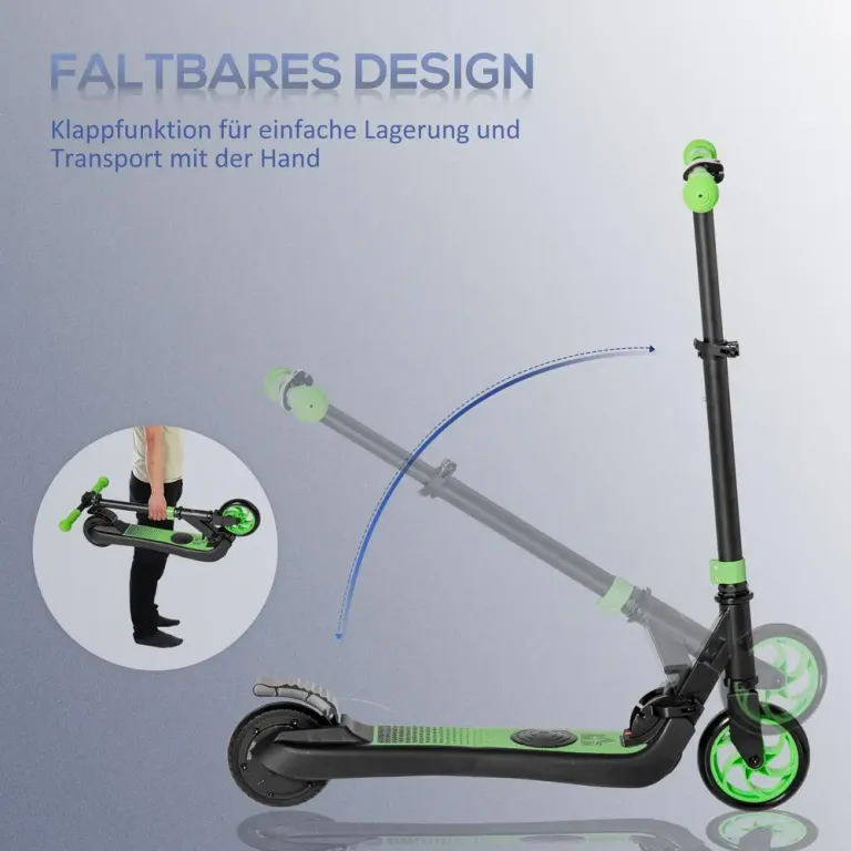 Elsparkcykel 120 w Motor 6 Km Räckvidd för Barn Elektrisk Hopfällbar