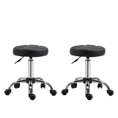 Rullpallar för Salong 2-Pack Snurrpallar i 35,5 x 48-63 cm