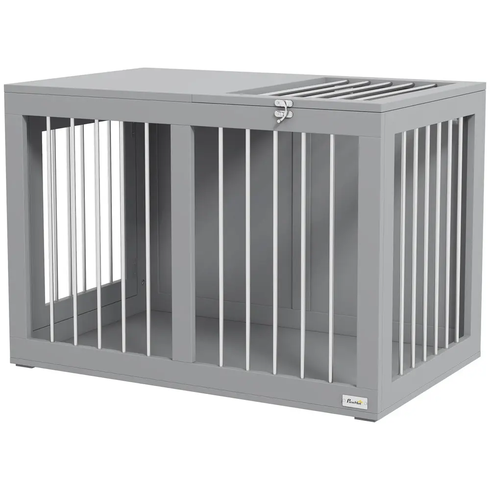 Låsbar Hundtransportlåda 2 Dörrar 80 x 50 x 56,5 Cm