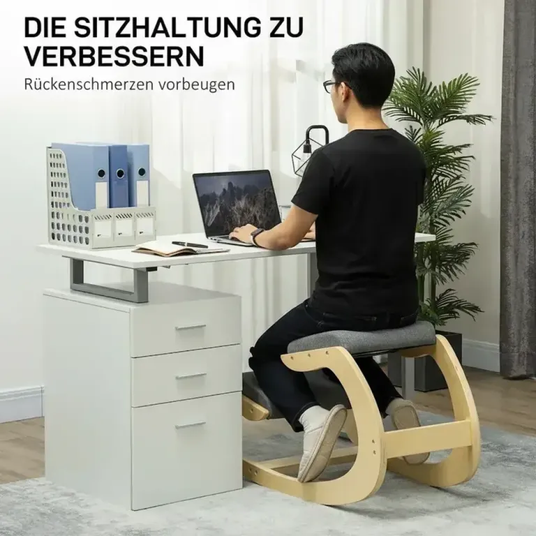 Ergonomisk Gungande Knäpall för Hemmakontor för Förbättrad Knästol