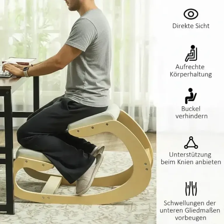 Ergonomisk Gungande Knäpall för Hemmakontor för Förbättrad Knästol