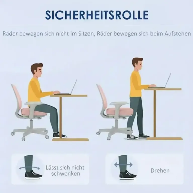 Ergonomisk Kontorsstol i Sammet Höjbar Rosa Nätrygg