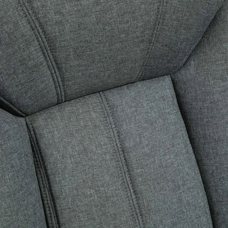 Ergonomisk Kontorsstol med Gungfunktion & Tjock Sits Grå
