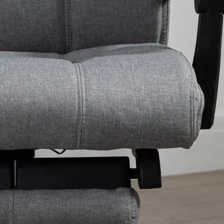 Ergonomisk Kontorsstol med Massagefunktion & Värme Grå