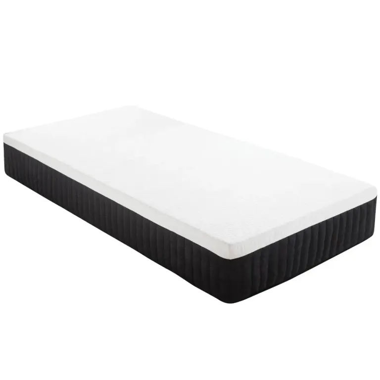 Ergonomisk Madrass med Memory Foam 7-Zoners Support, Vit