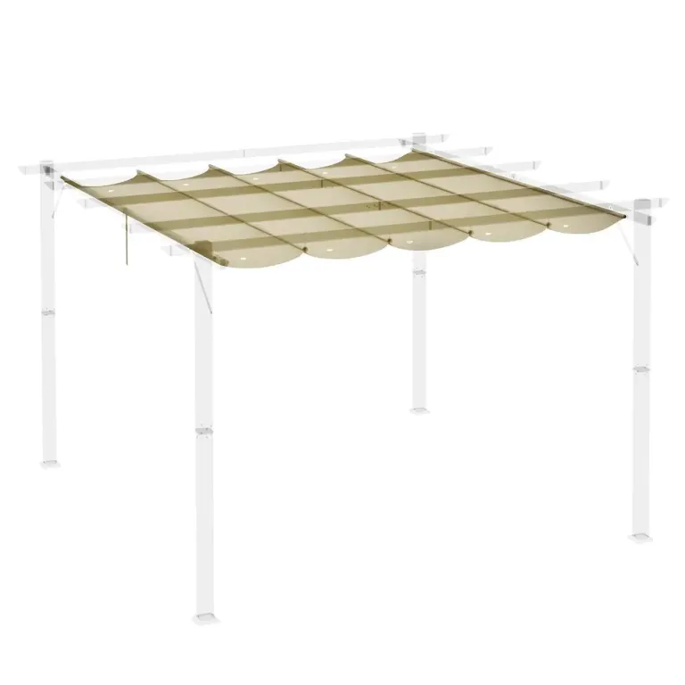 [Endast Takduk - Utan Ram] Ersättningstak Pergola Tak Beige av