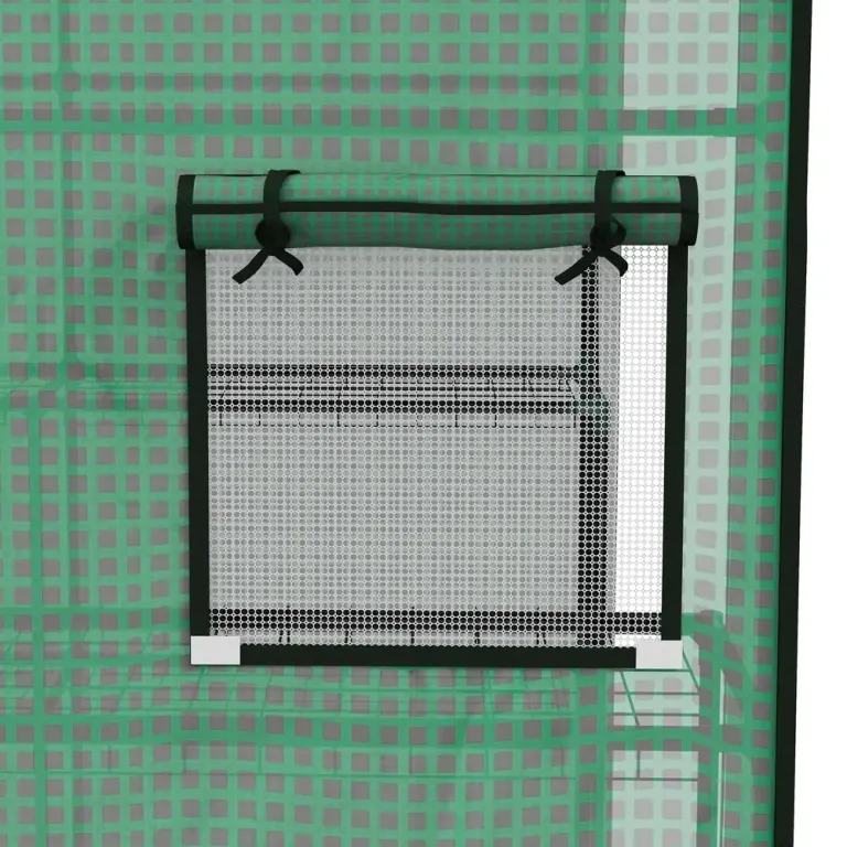 [Endast Duk/Folie - Utan Ram] Ersättningsväxthusduk Roll-up Fönster 140 x 143 x 190 cm