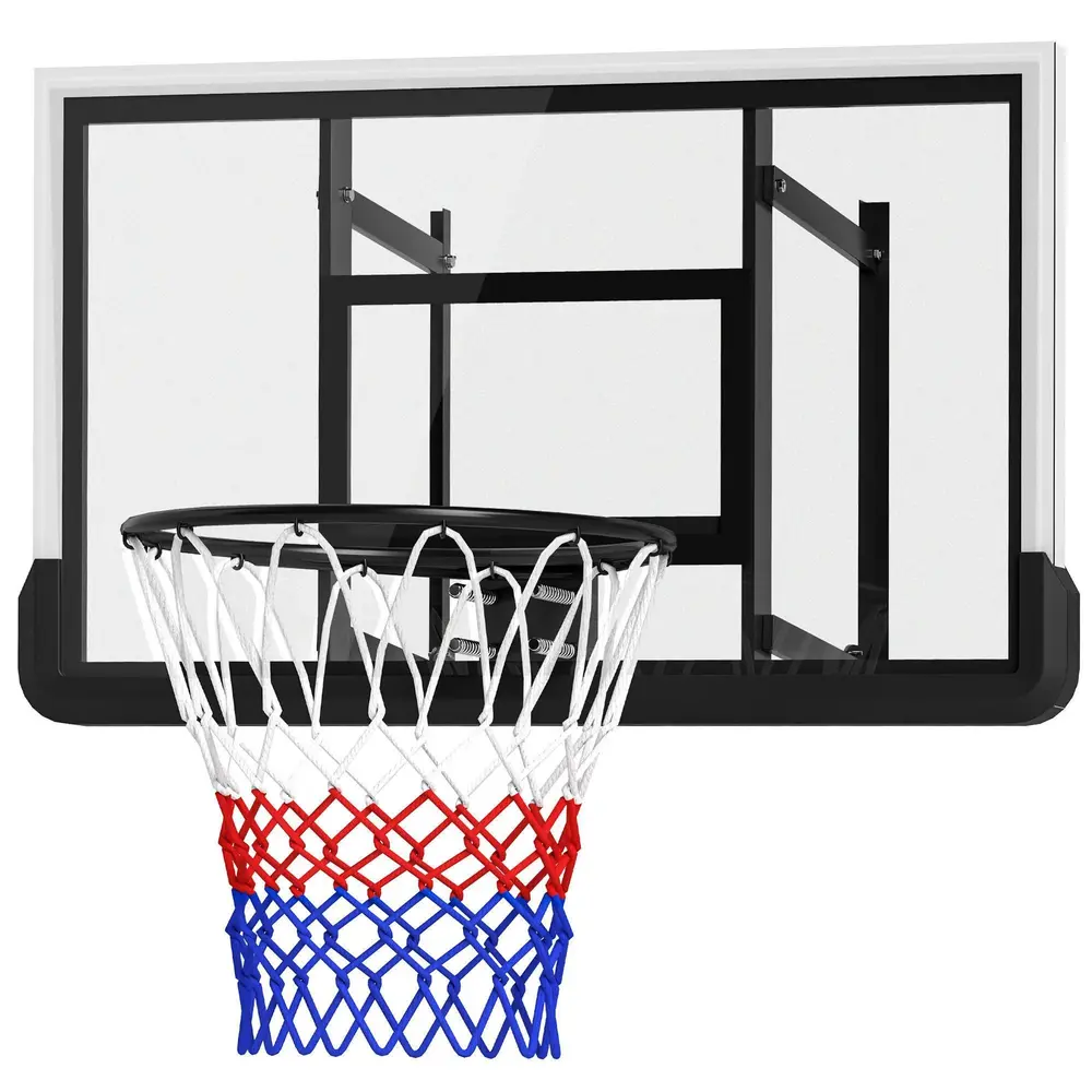 Basketkorg Basketbräda Svart av Stål och Plast 45 Cm