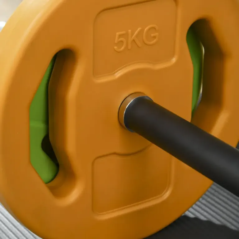 Hantelset 20 kg i Gjutjärn med Anslutningsrör Halkfritt