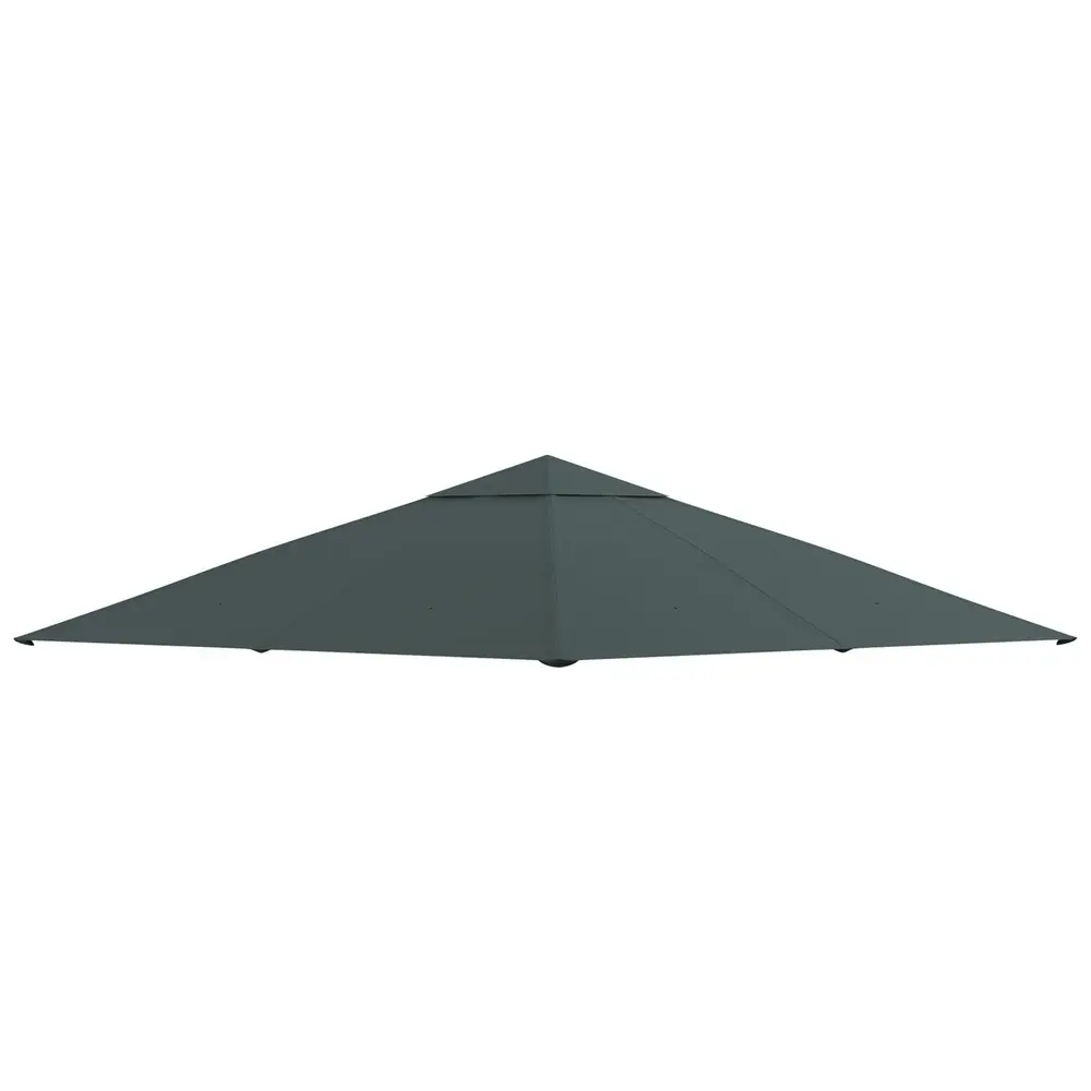 Paviljontak Prisvärd Mörkgrå Polyester för 2,98 x 2,95 M