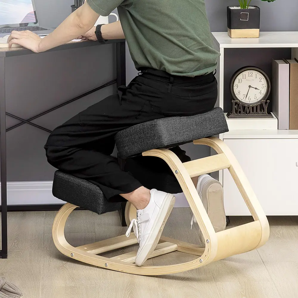Ergonomisk Knästol/Knäpall Stoppad för Sund Hållning