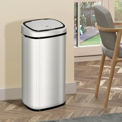 Sopkärl Automatisk Soptunna med Sensor Rostfritt Stål