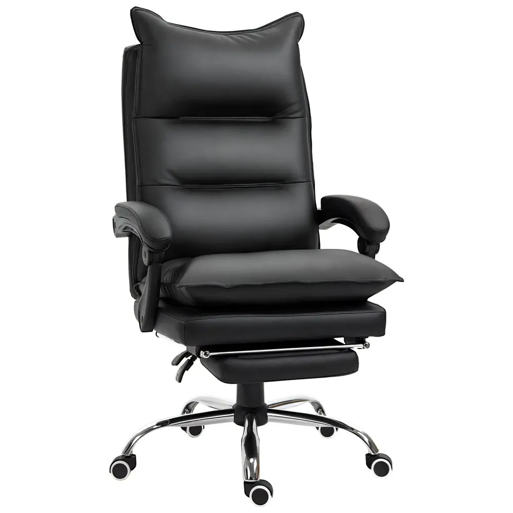 Ergonomisk Kontorsstol med Armstöd och Fotstöd
