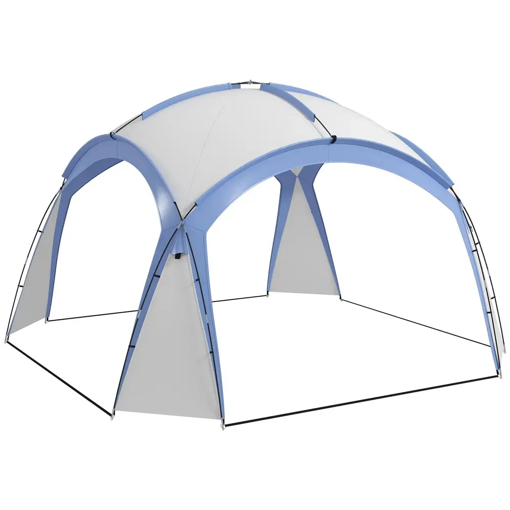 Lusthus Paviljong Event Shelter Blå 3,5 x 3,5 M
