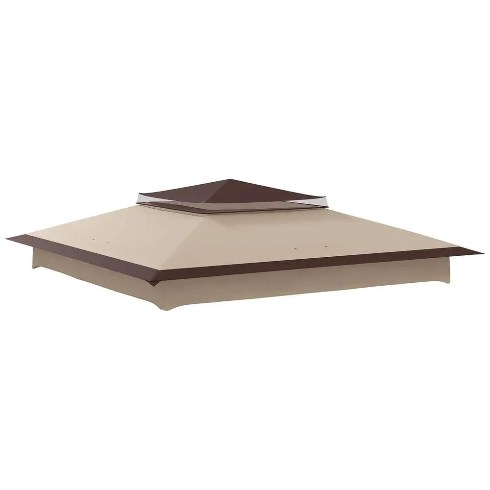 Ersättningstak Paviljongtak Kaffe 3,25 x 3,25 M
