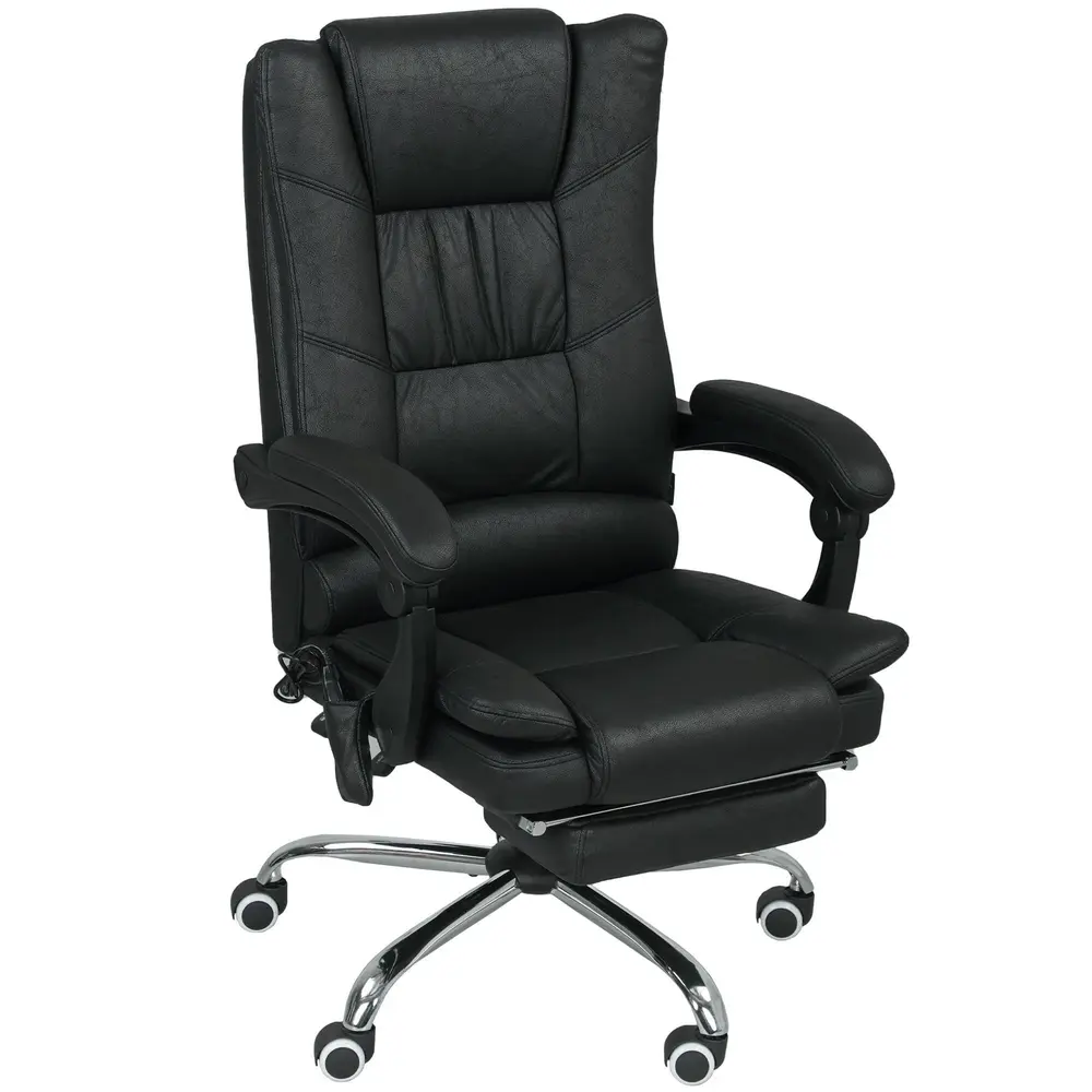Massagestol Kontorsstol med Massagefunktion 64x70x118 Cm