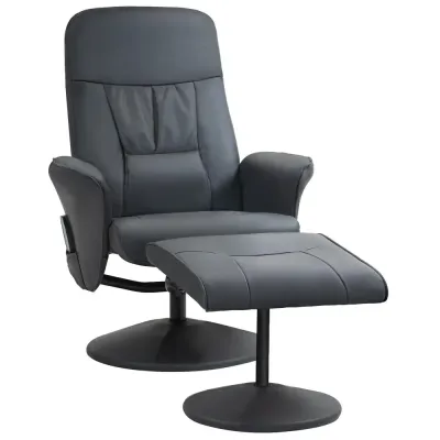 Massagestol med Fotpall 10 76 x 81 x 105 cm