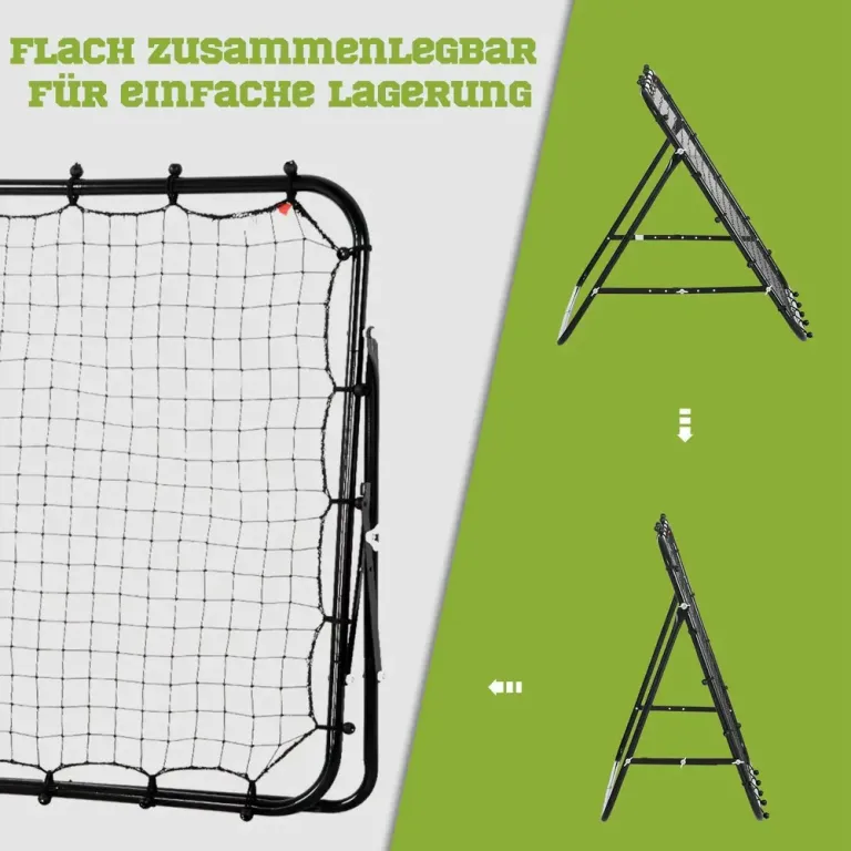 Fotbollsrebounder för Träning Rebound-Vägg Football Basket Justerbar