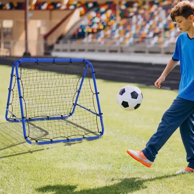 Fotbollsrebounder Kickback Goal Rebound Football Justerbar