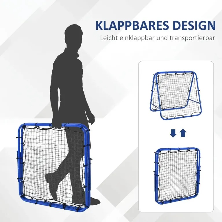 Fotbollsrebounder Kickback Goal Rebound Football Justerbar