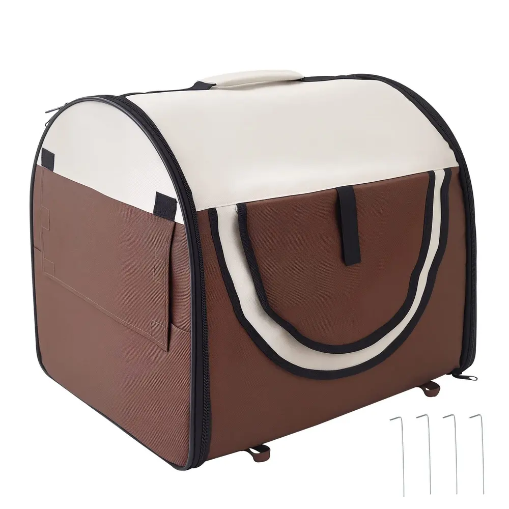 Hundlåda Hopfällbar Hundtransportlåda 61 x 46 x 51 Cm