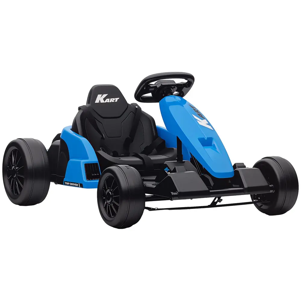 24V Elektrisk Gokart Driftläge Justerbart Säte 5-punkts