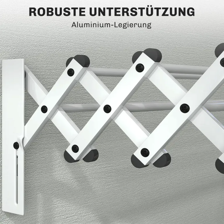 Handdukstork i Aluminium - och Utomhusbruk Silver
