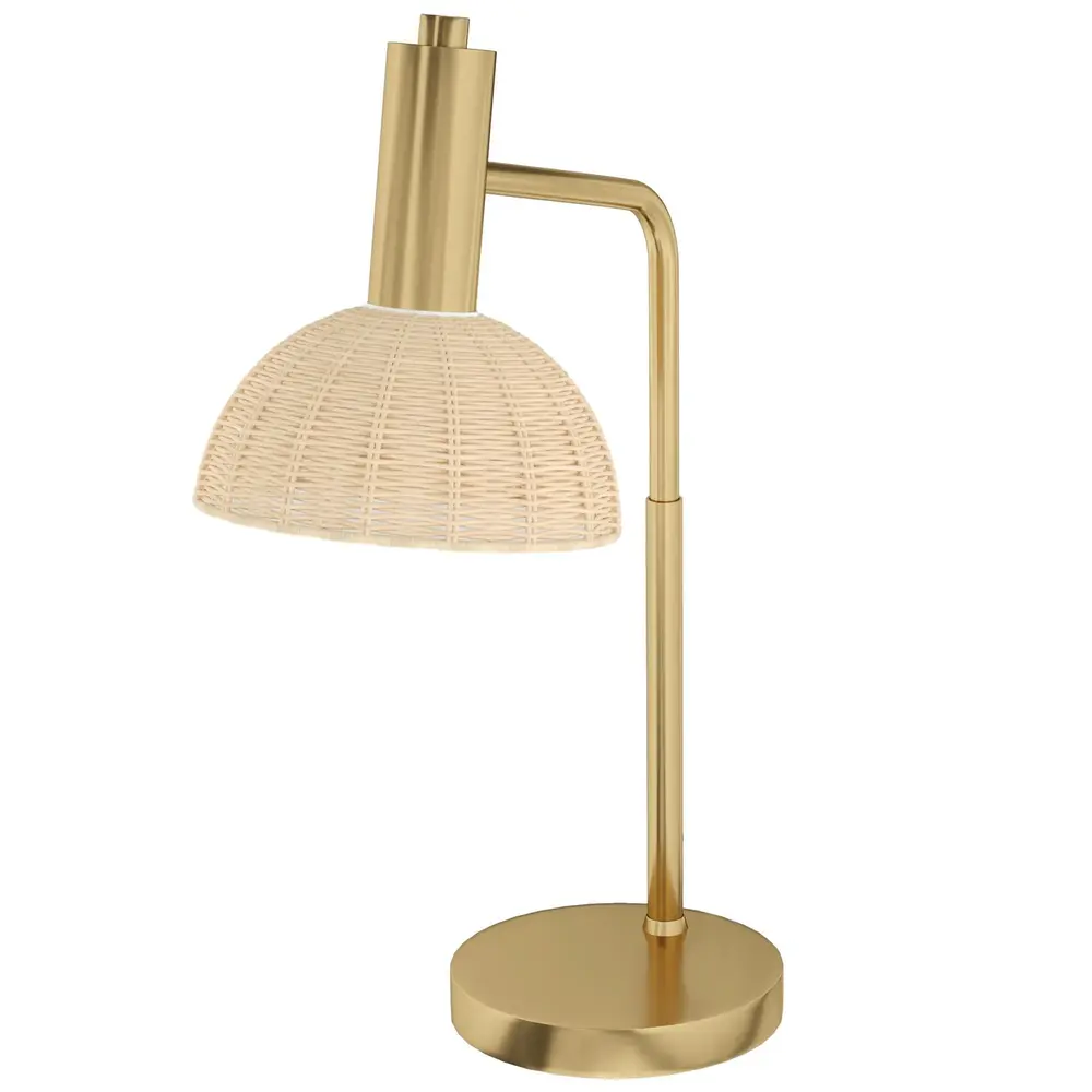 LED-Lampa Bordslampa Vit av Plast och Metall för Skrivbord