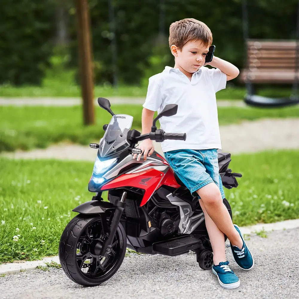 Honda Elektrisk Barnmotorcykel med Musik och Ljus