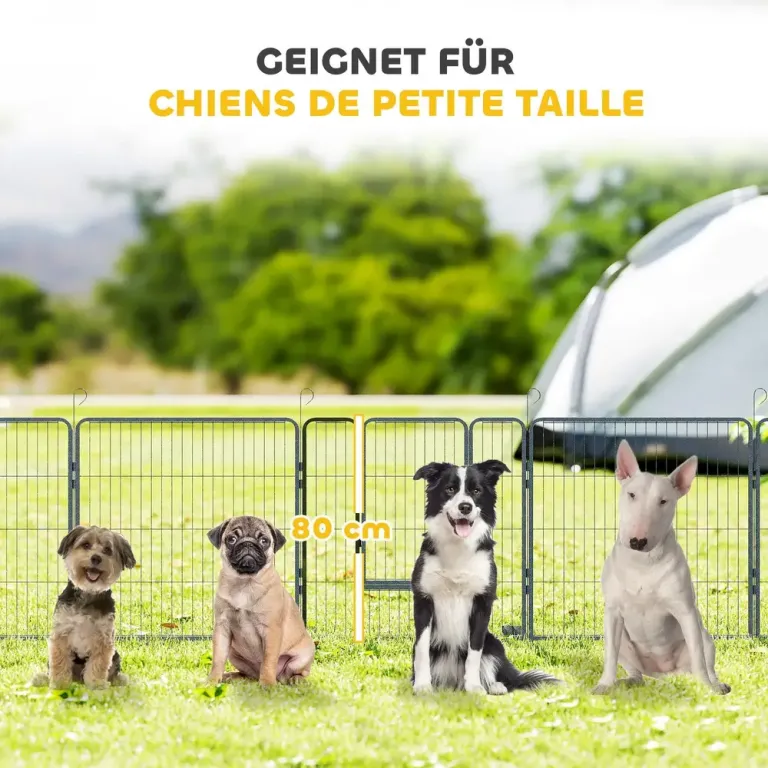 Valphage Hundhage Hopfällbar Rastgård M Dörr