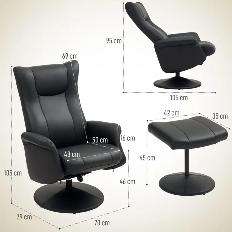 Ergonomisk Kontorsstol Chefsstol Höjbar