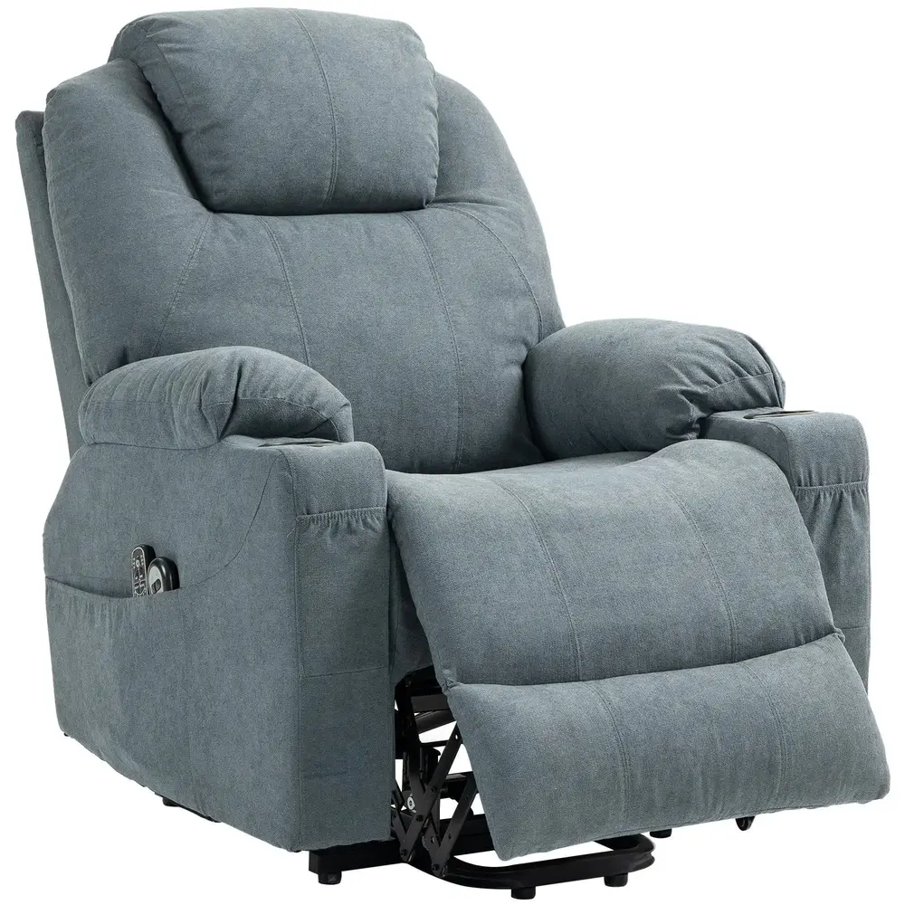 Ståhjälp Massagestol Mörkgrå av Skum 90 x 101 x 107 Cm