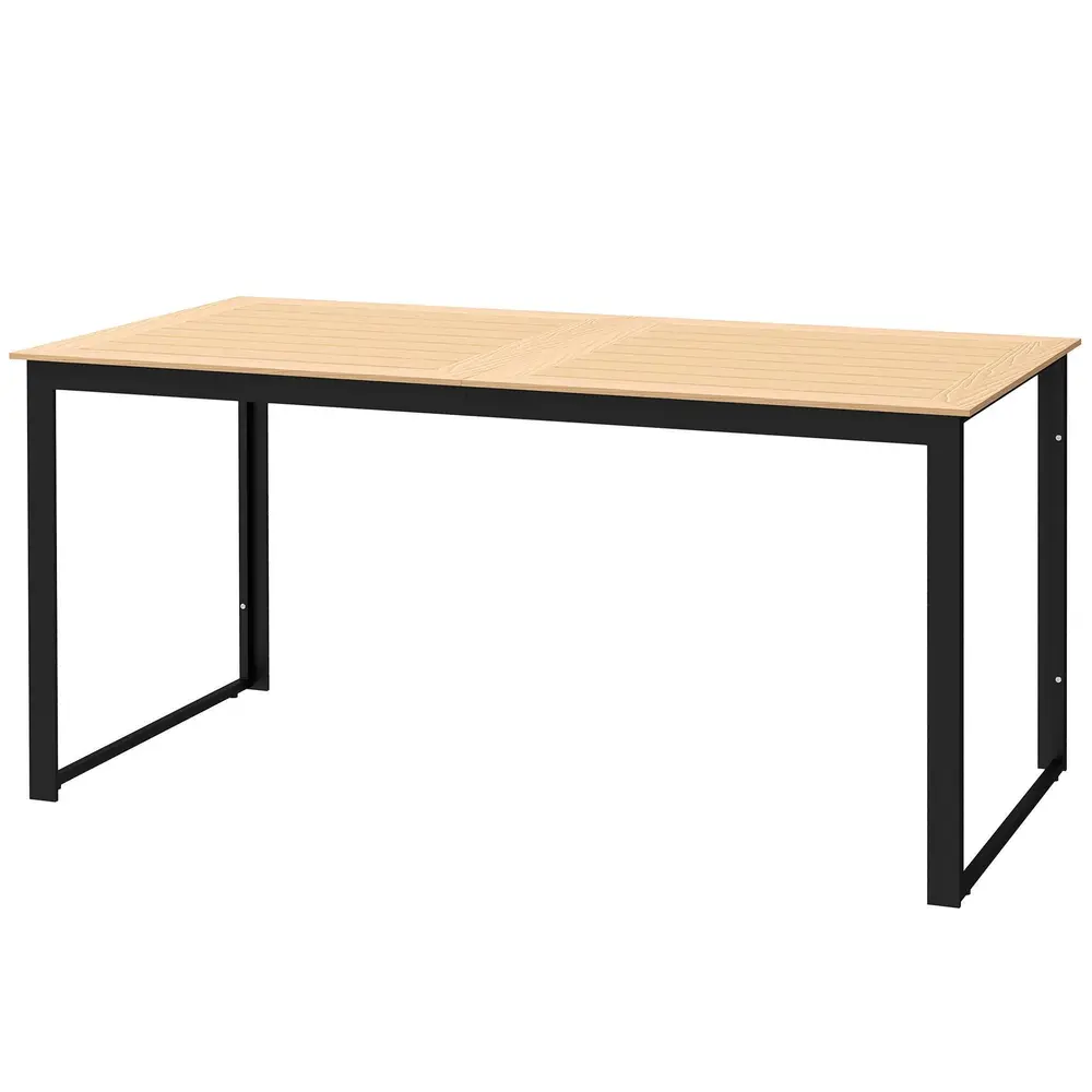 Trädgårdsbord Balkongbord Rektangulärt Teak 160 x 80 Cm