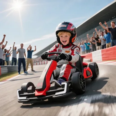 Elektrisk Gokart för Barn med Justerbar Sits, Röd