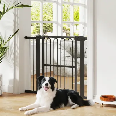 Trappgrind utan Borrning Säkerhetsgrind för Hund 76-104 cm