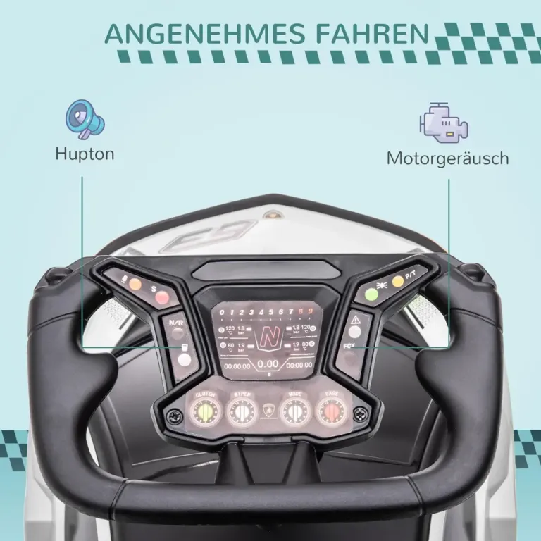 Gåbil för Barn med Förvaring Rolig Leksaksbil med Tuta Lamborghini