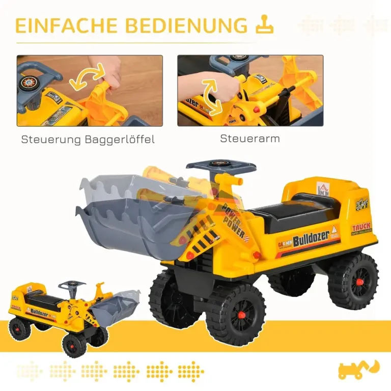 Gåbil för Sandlek, Gul