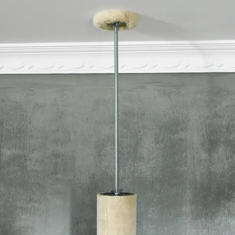 Klösträd Beige av Sisal och Plysch 225-255 cm