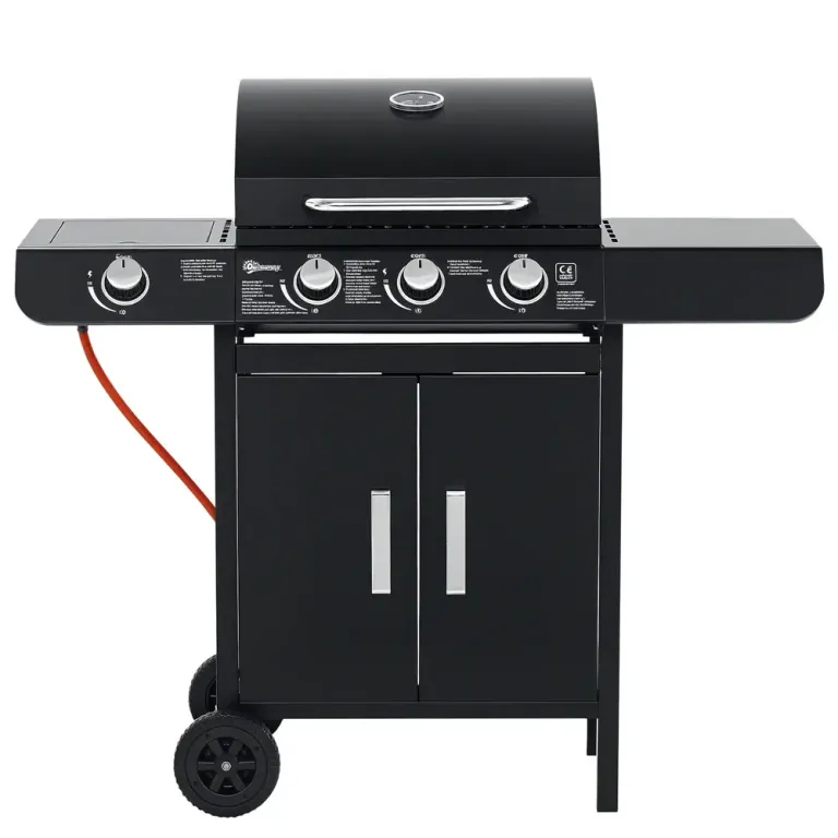 Gasolgrill 3 Huvudbrännare + 1 110 x 50 x 100 cm