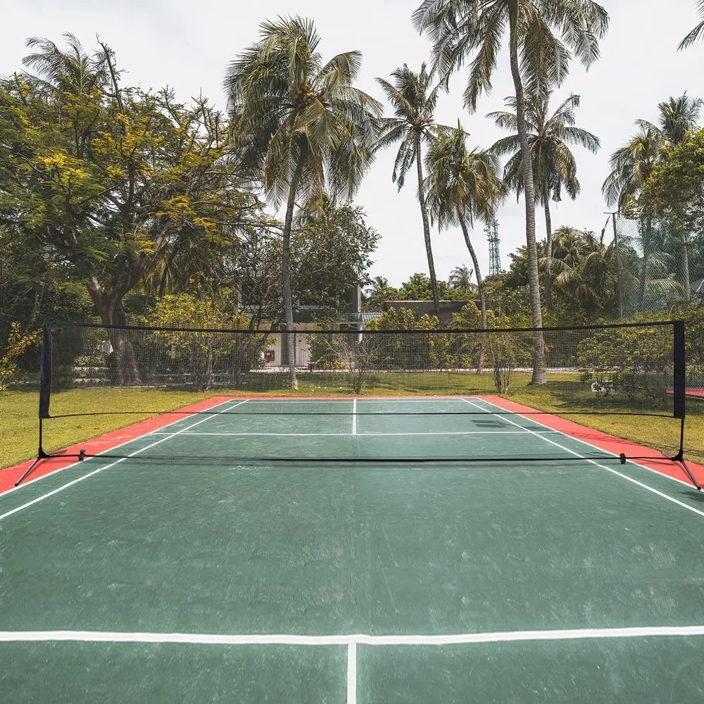 Badmintonnät Sportnät för Badminton och Tennis 400 x 60 Cm