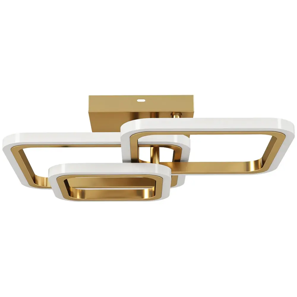Taklampa LED Guld Metall och Akryl Takbelysning 3