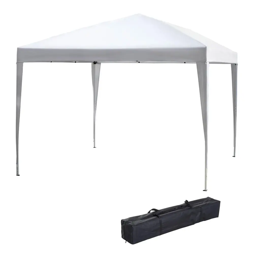 Hopfällbar Pop-Up Paviljong Partytält 2,95 x 2,95 M
