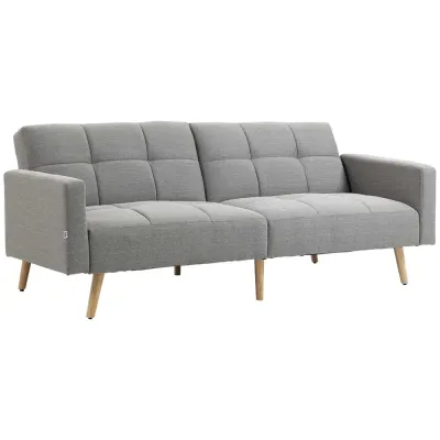 Bäddsoffa med Bäddfunktion och Sittkuddar 205 x 88 cm