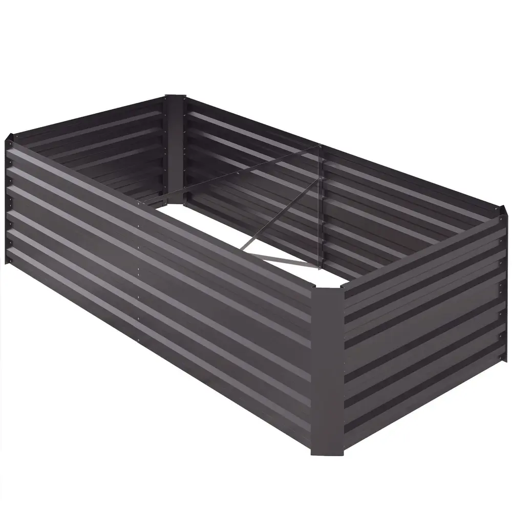 Odlingsbänk Högbädd Planteringslåda Silver 180 x 90 x 60 cm