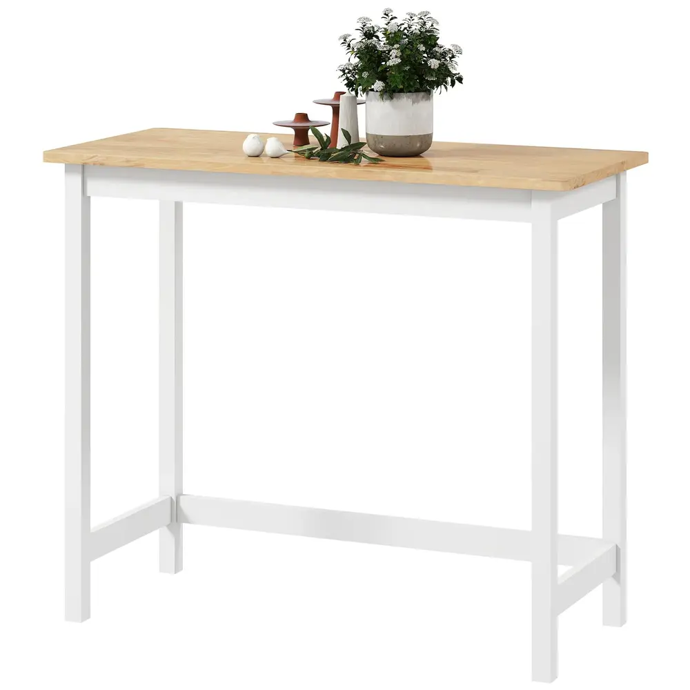 Barbord i Eklook Kompakt för 2 Säten Naturträ+Vit