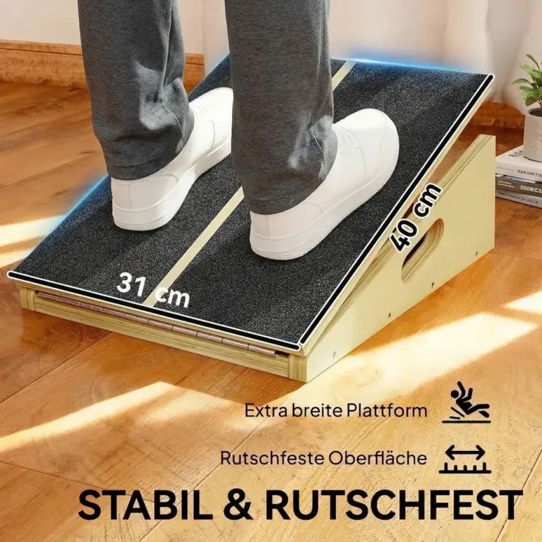 Stretchbräda Vadstretch Naturfärgad Trä för Träning Lutningsbräda