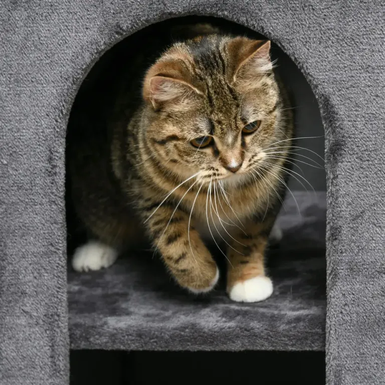 Klöstunna med Två Kattgrottor och Liggplats, Grå