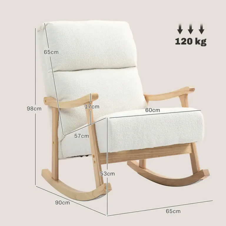Gungstol med Sammetsklädsel och Ergonomiskt Tygöverdrag Ryggstöd
