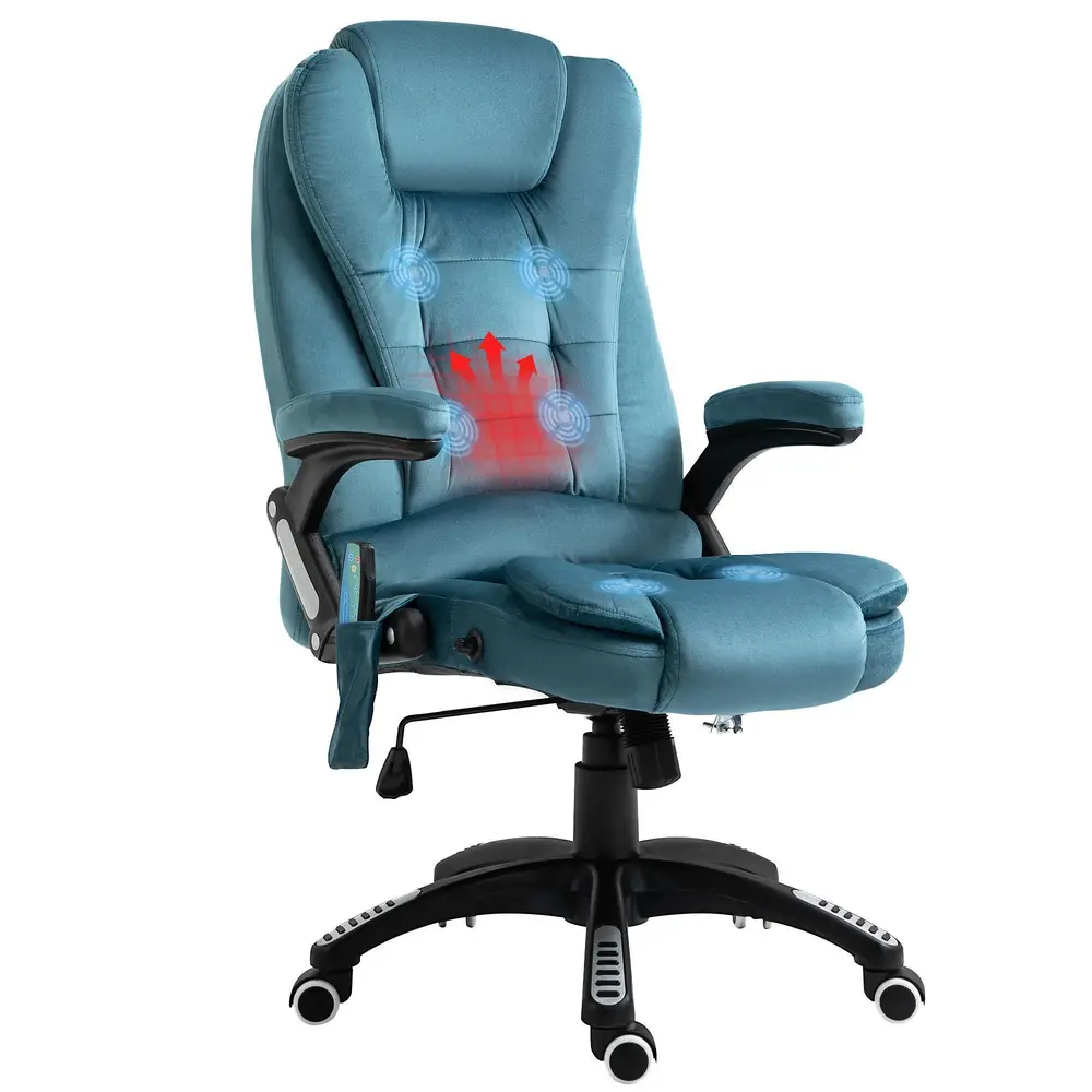 Gamingstol med Massage och Värme 68 x 72 x 110-120 Cm