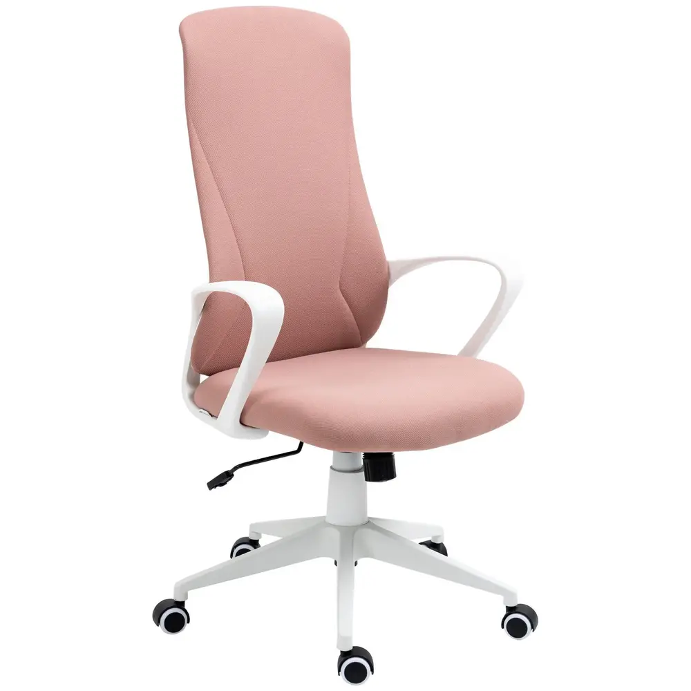 Kontorsstol Skrivbordsstol Rosa av Tyg 110-119,5 Cm